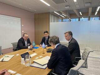 Двусторонняя встреча с заместителем исполнительного секретаря ЕЭК ООН Дмитрием Марьясиным