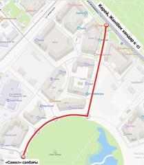 Заезд к парку «Самал» закрыт на ремонт в Астане