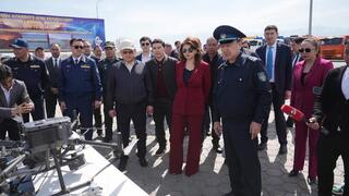 Аида Балаева ознакомилась с ходом подготовки побережья Алаколя к летнему туристическому сезону