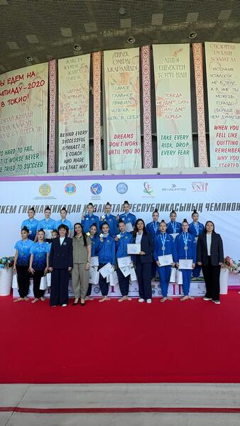 Художественная гимнастика: столичные спортсмены стали победителями чемпионата Казахстана