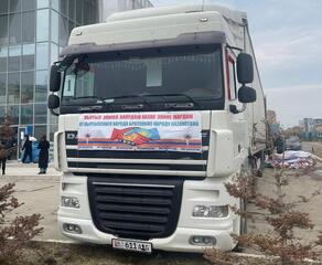 Из Кыргызстана в Актюбинскую область прибыл гуманитарный груз