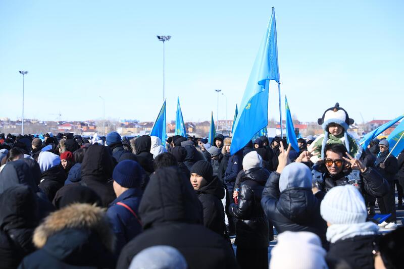 В Актобе в поддержку референдума состоялся молодежный фестиваль