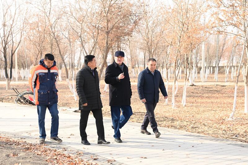 Мухтар Кул-Мухаммед ознакомился с новыми объектами Кызылорды