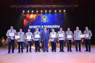 В Актобе отметили День полиции Казахстана