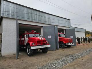 В селе Актогай заработало пожарное депо