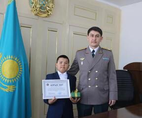 Юный герой из Сырымского района спас братьев из горящего дома