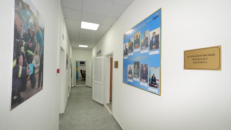 Впервые в истории независимости в посёлке Жайрем открыто универсальное спасательное подразделение