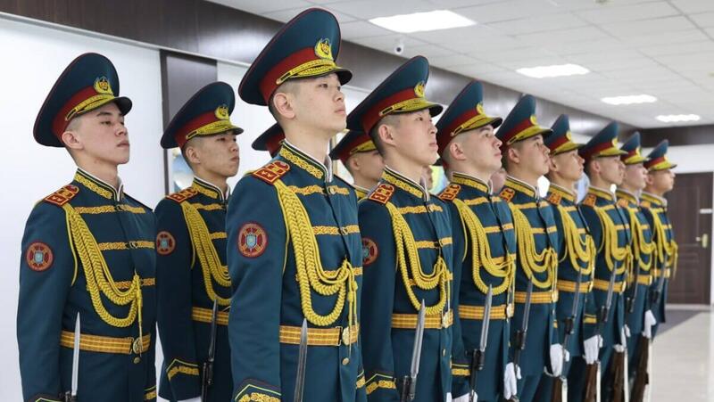 В Национальной гвардии форму и технику украсили национальным орнаментом
