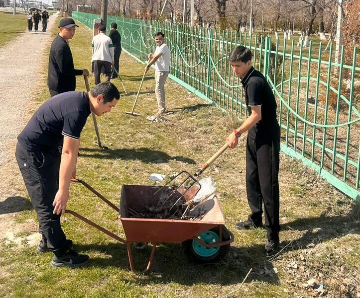 «Таза Қазақстан»: в Жамбылской области высадили свыше 9 тысяч деревьев