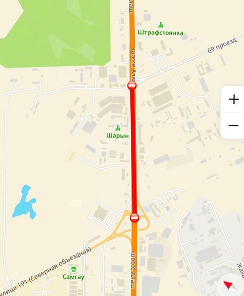 Какие участки дорог закрыты на ремонт в Астане