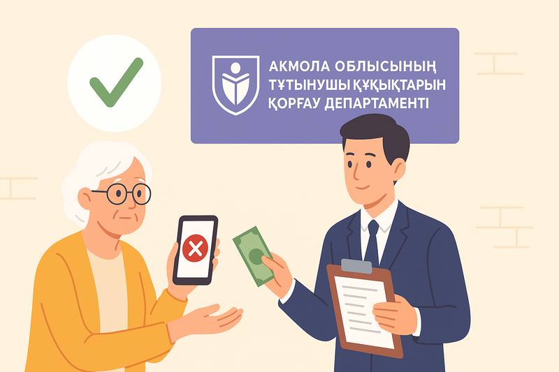 70-летнему жителю Акмолинской области вернули деньги за неработающий телефон с Wildberries