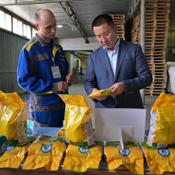 Аким области Асаин Байханов посетил с рабочей поездкой Щербактинский район