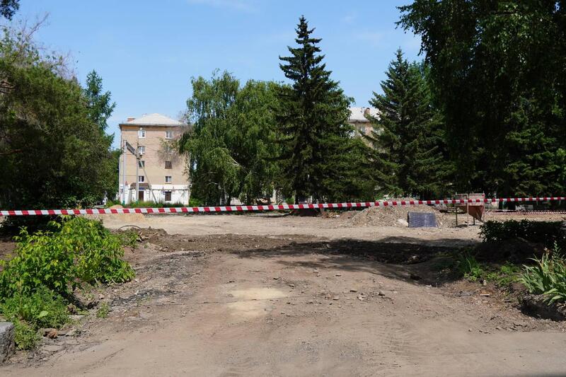 В Усть-Каменогорске возле областной филармонии появится сквер с двумя фонтанами
