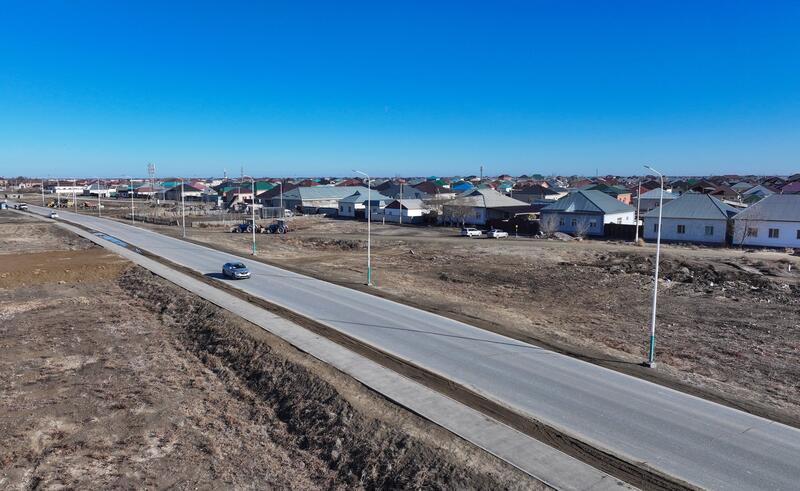 Глава региона ознакомился с ходом реконструкции канала «Кызылжарма» и улицы Сагымбаева