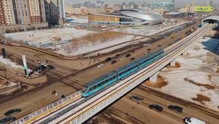 Тестовые заезды подвижных составов LRT успешно провели в Астане