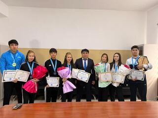 ТУРКЕСТАН: В ОБЛАСТНОЙ СПОРТШКОЛЕ В САЙРАМЕ ПОДГОТОВИЛИ 5 ЧЕМПИОНОВ