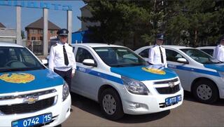 Полицейским СКО вручили ключи от 41 служебных машин