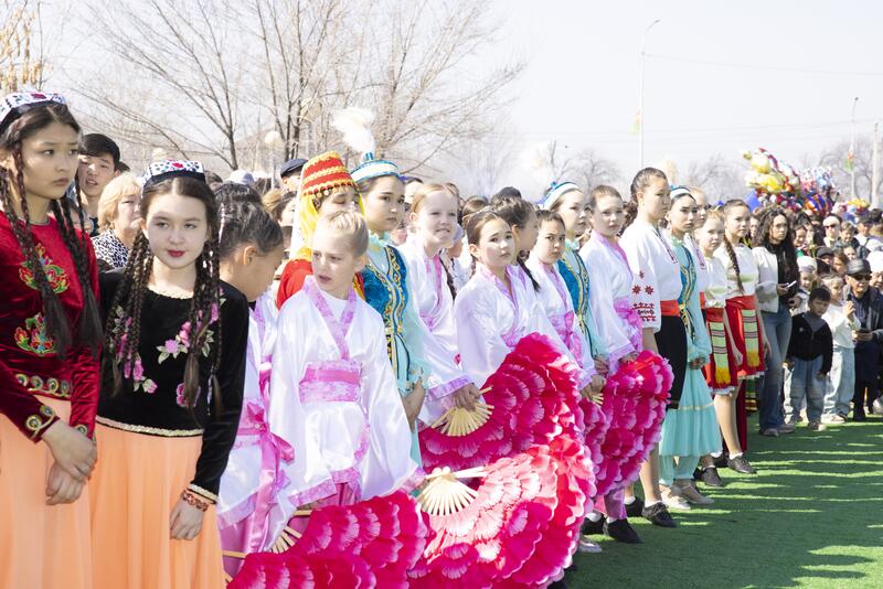 Аким области принял участие в праздновании Наурыза в Талгаре