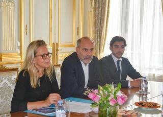 А.АЛЬНАЗАРОВА ПРОВЕЛА ВСТРЕЧУ С МИНИСТРОМ ЗДРАВООХРАНЕНИЯ ФРАНЦИИ ЯННИКОМ НЁДЭРОМ
