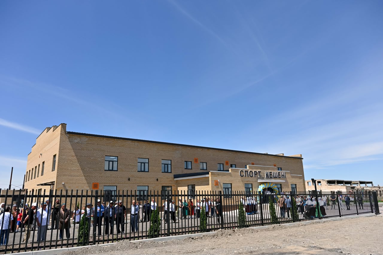 В селе Ойшилик Аксуатского района открылся современный спортивный комплекс