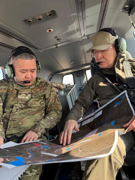 Аким области Асаин Байханов оценил паводковую ситуацию в Актогайском районе