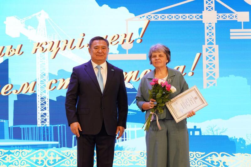 В Акмолинской области чествовали строителей
