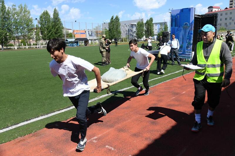 Лучших юных спасателей определяли в Астане