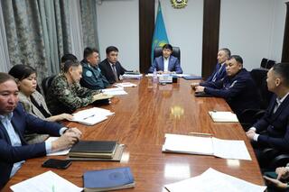 Состоялось очередное заседание антитеррористической комиссии при акимате города Талдыкорган.