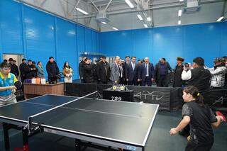 ТУРКЕСТАН: В ЖЕТЫСАЕ ОТКРЫЛСЯ СОВРЕМЕННЫЙ ЦЕНТР НАСТОЛЬНОГО ТЕННИСА