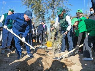 В Алматинской области прошёл масштабный субботник в рамках республиканской экологической акции «Таза Қазақстан»