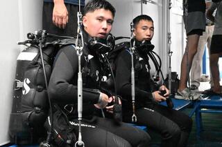 Курсанты военного института проходят морскую практику на Каспии