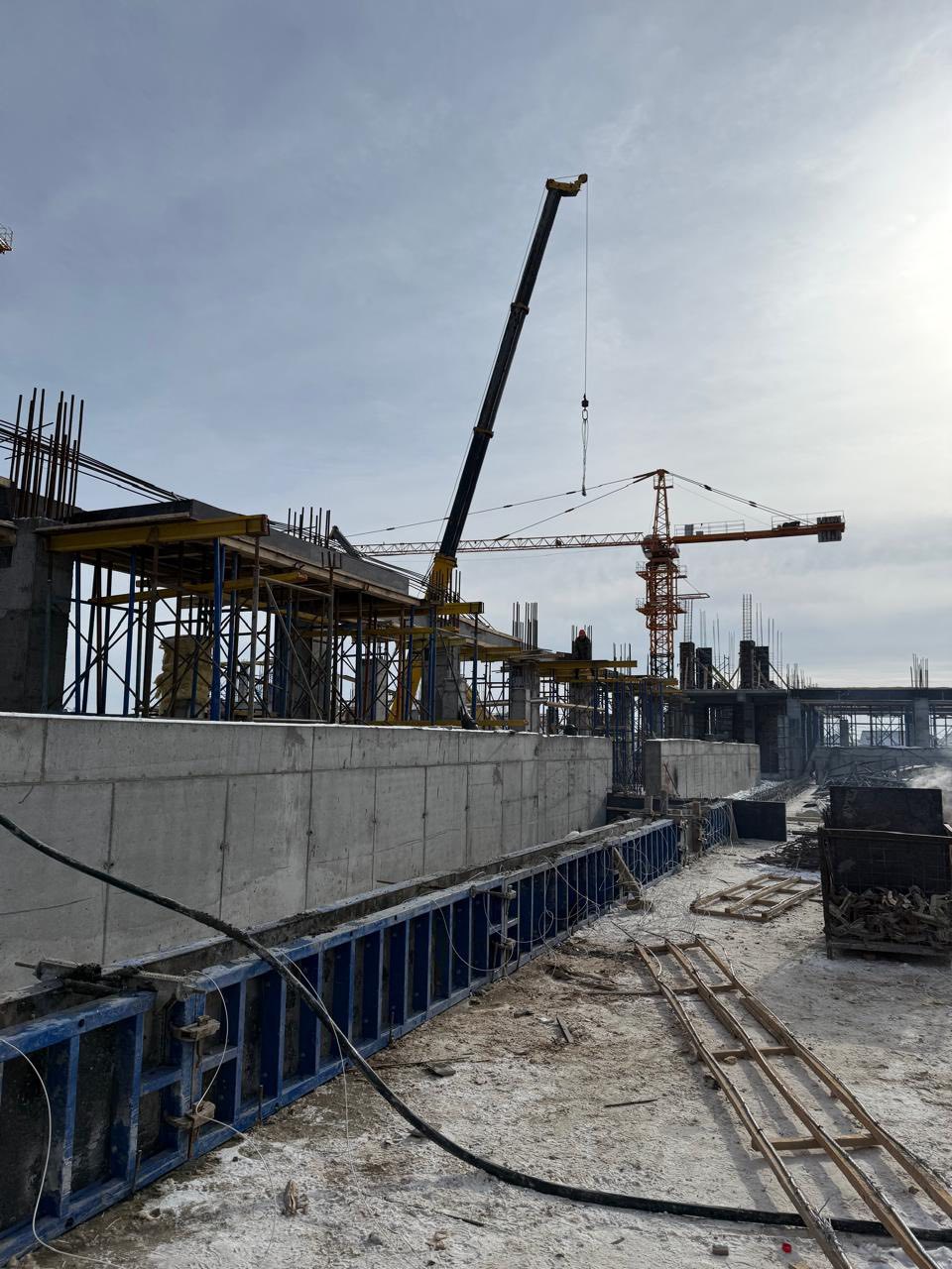 В Кызылорде строят многофункциональный спортивный комплекс