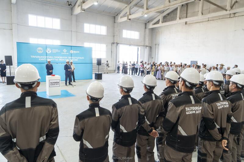 В области Жетісу открыли современный завод по производству газобетонных блоков, не имеющий аналогов в регионе
