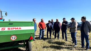 Аким области Ұлытау Дастан Рыспеков побывал с рабочей поездкой в Улытауском районе