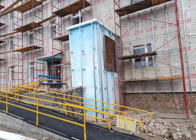 В Аксуатской районной больнице проводится капитальный ремонт