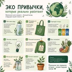 Эко-привычки — основа устойчивого будущего