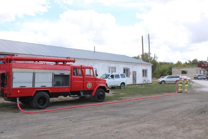 В селе Зенковка Бородулихинского района открыт пожарный пост