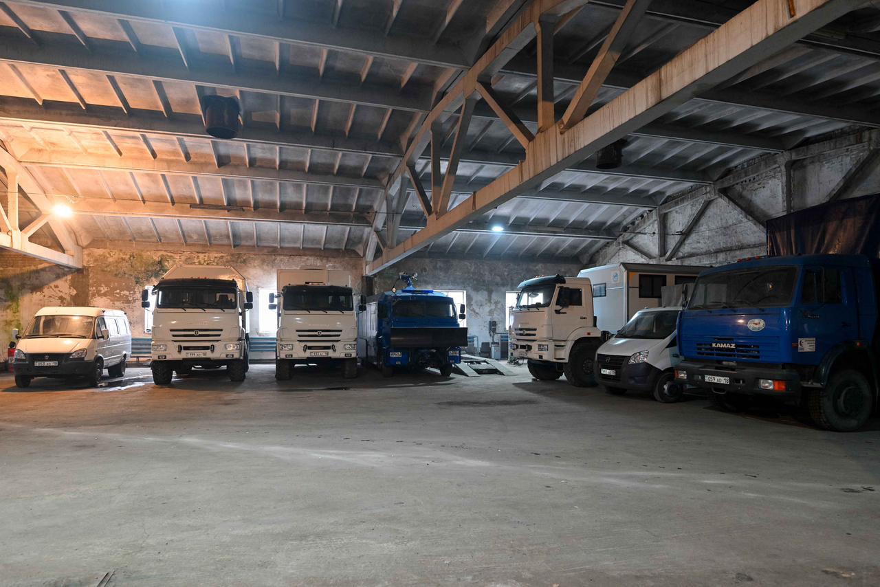 Аким области посетил объекты Департамента полиции