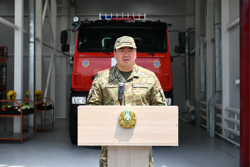 В Алматинской области открыли новое пожарное депо