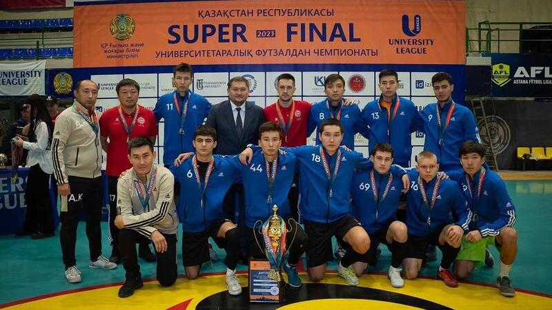 Карагандинский технический университет занял 2-е место на чемпионате РК по футзалу среди студентов