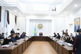 Под председательством акима области Наримана Турегалиева состоялось аппаратное совещание