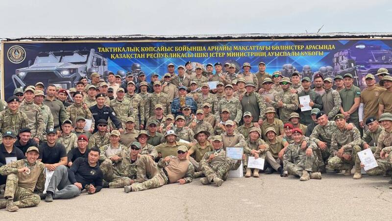 В Жамбылской области завершился республиканский турнир по тактическому многоборью