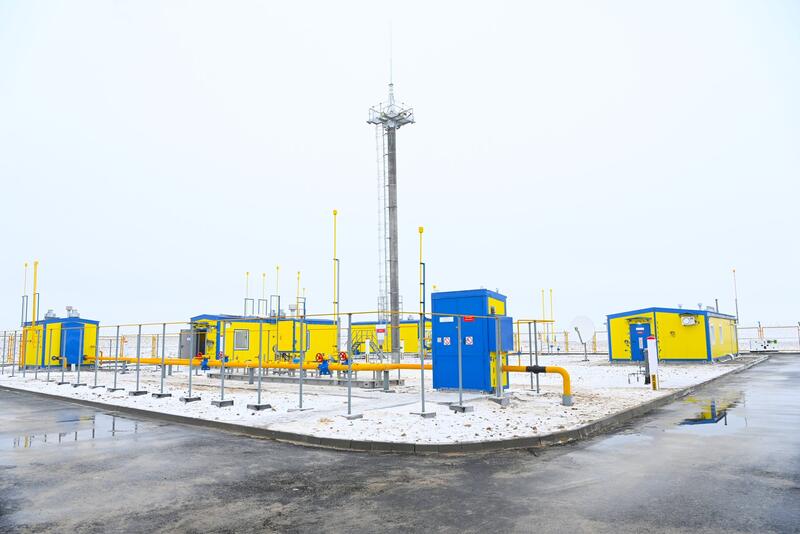 В Аральском районе запустили автоматическую газораспределительную станцию и подключили природный газ к населенному пункту Камыстыбас