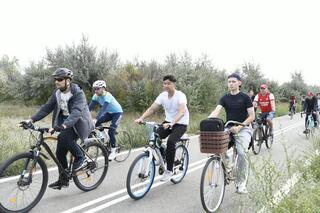 Массовый велопробег в честь Дня Конституции провели в Астане