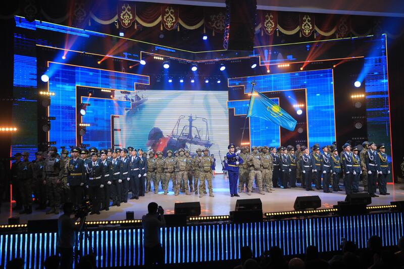 Торжественное мероприятие в честь Дня защитника Отечества прошло в Актобе