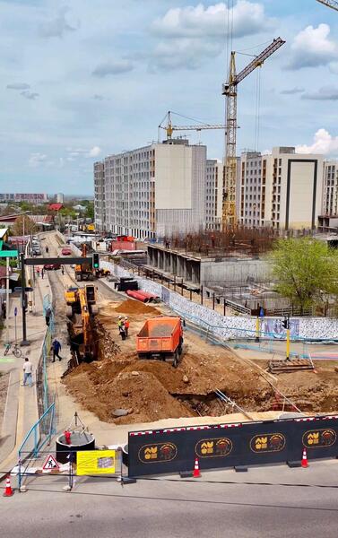 В Алматы на ул. Строительной реализуется проект стратегического коллектора для 200 тыс. жителей