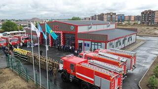 В городе Тобыл открыта новая пожарная часть