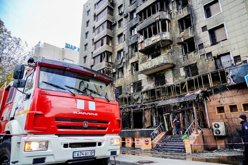Касательно пожара в кафе KaRima по ул. Достык 12/1