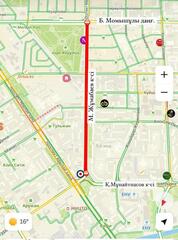 Участок улицы Жумабаева временно закроют на ремонт