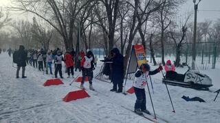 Более 180 спортсменов участвуют в чемпионате Карагандинской области по лыжным гонкам
